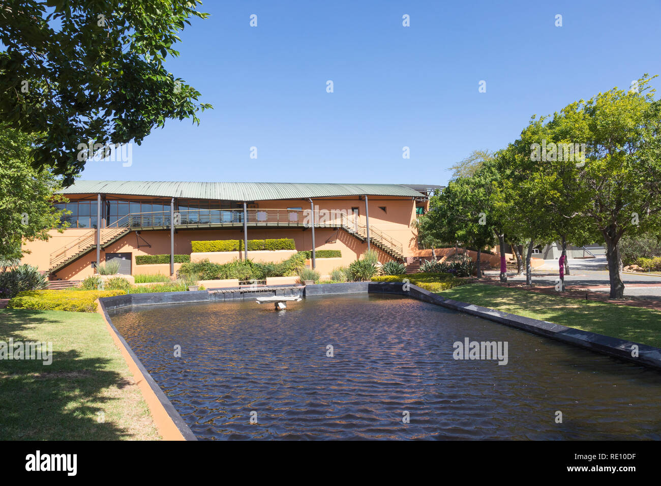 Graham Beck Wine Estate, Robertson Wine Valley, Western Cape Winelands, Sud Africa la produzione di MCC o Methode Cap Classique, spumanti e champagne Foto Stock