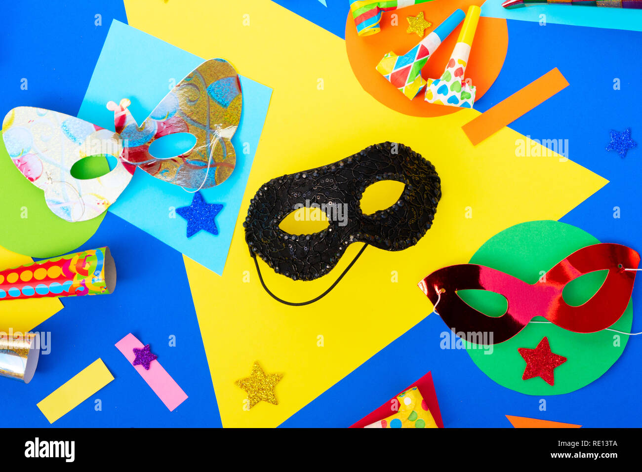 Festa di carnevale sfondo Foto Stock