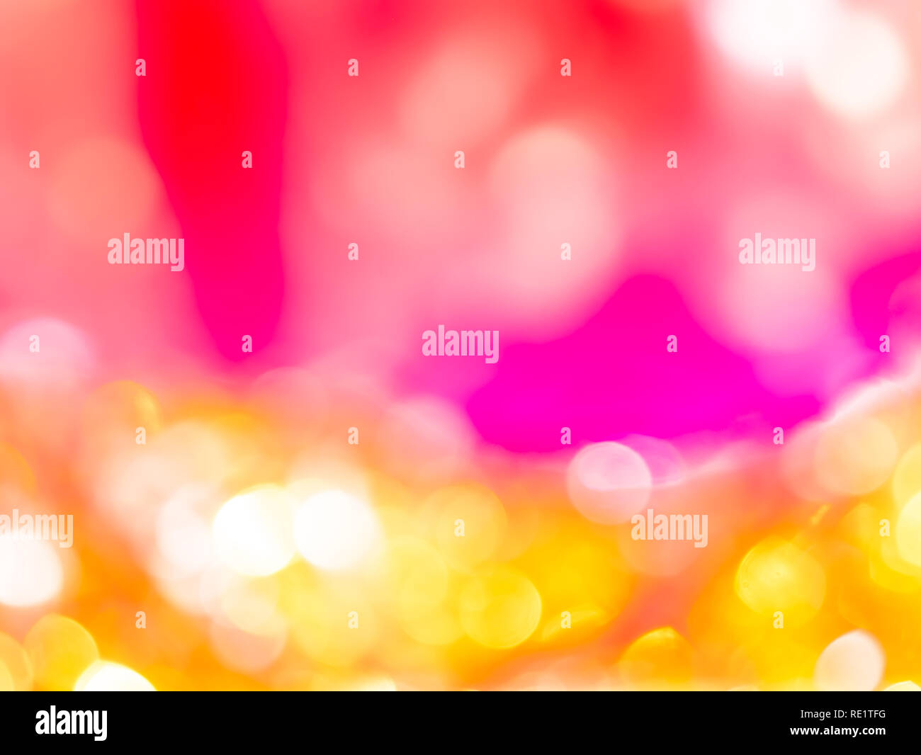 Bellissimo sfondo astratto con luci colorate bokeh di fondo Foto Stock