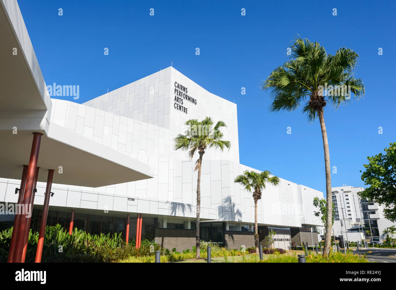 Il recentemente aperto Cairns Performing Arts Center, Cairns, estremo Nord Queensland, QLD, FNQ, Australia Foto Stock