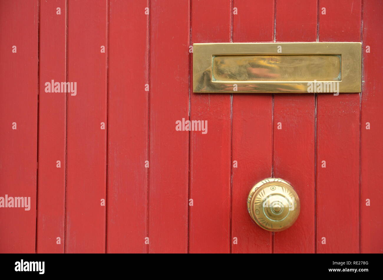 Porte rosse Foto Stock