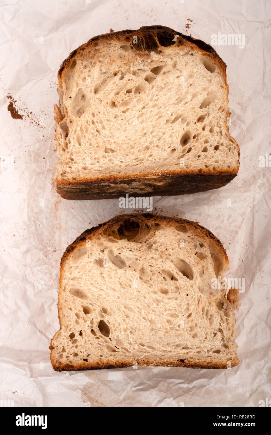 In casa del pane di pasta acida Foto Stock