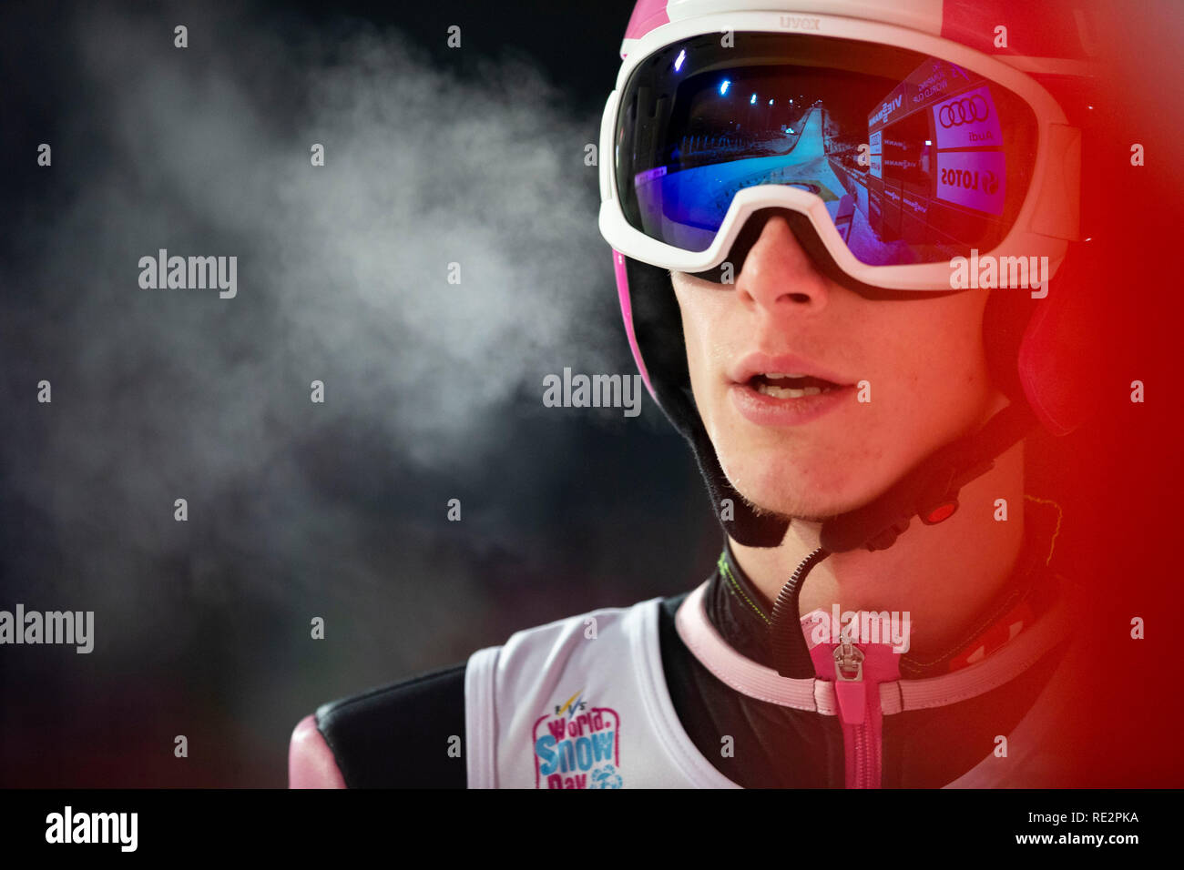 Zakopane , Polonia. 19 gennaio 2019. Il Polacco ski ponticello, Kamil Stoch, durante il Team HS-134 concorso per FIS Ski Jumping World Cup il 19 gennaio 2019, a Zakopane (Polonia). Credito: Diogo Baptista/Alamy Live News Foto Stock