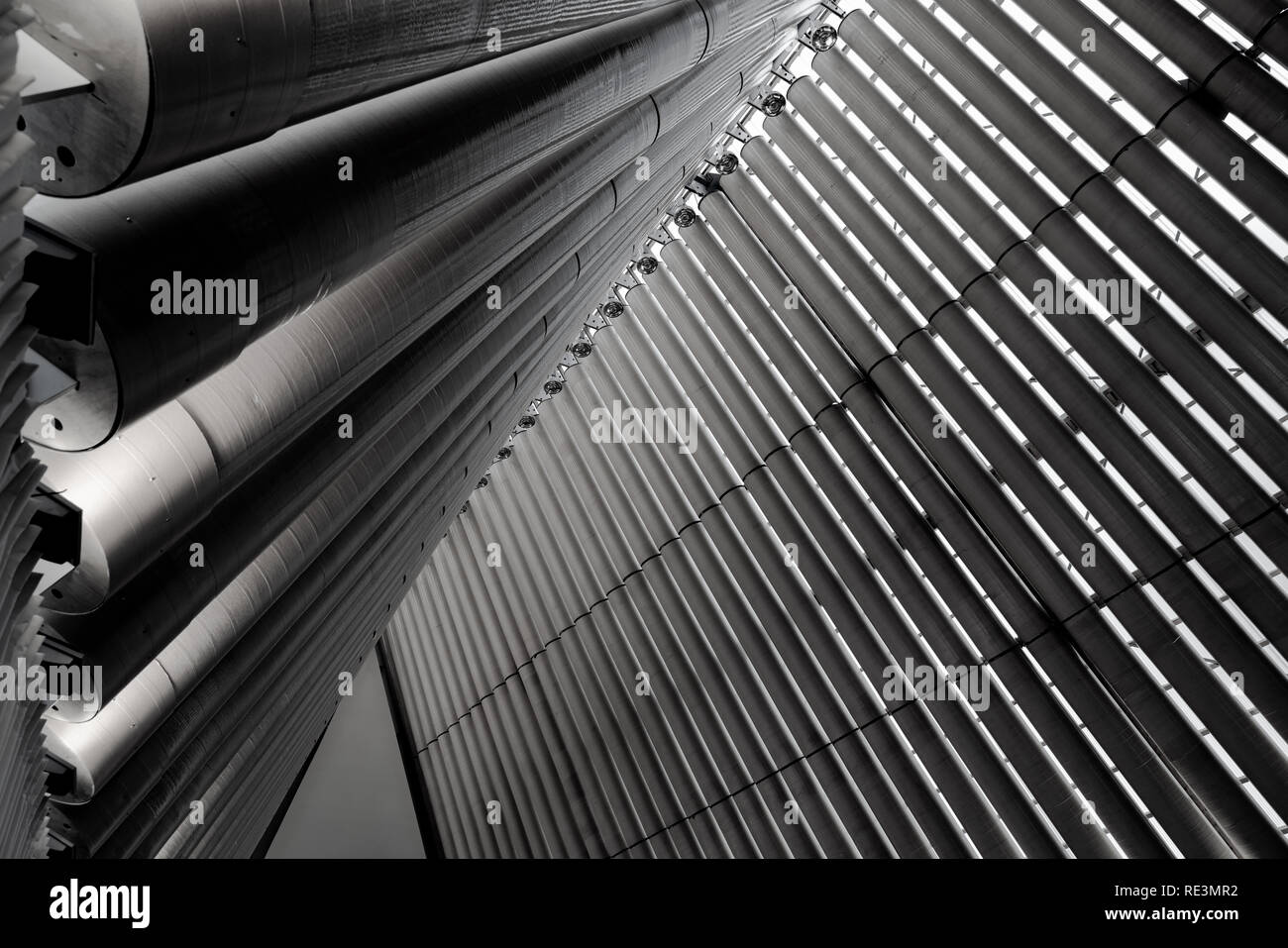 Architettura creativa per edificio temporaneo della chiesa a seguito di terremoti di Christchurch in Nuova Zelanda. Cartone Cattedrale Anglicana Foto Stock
