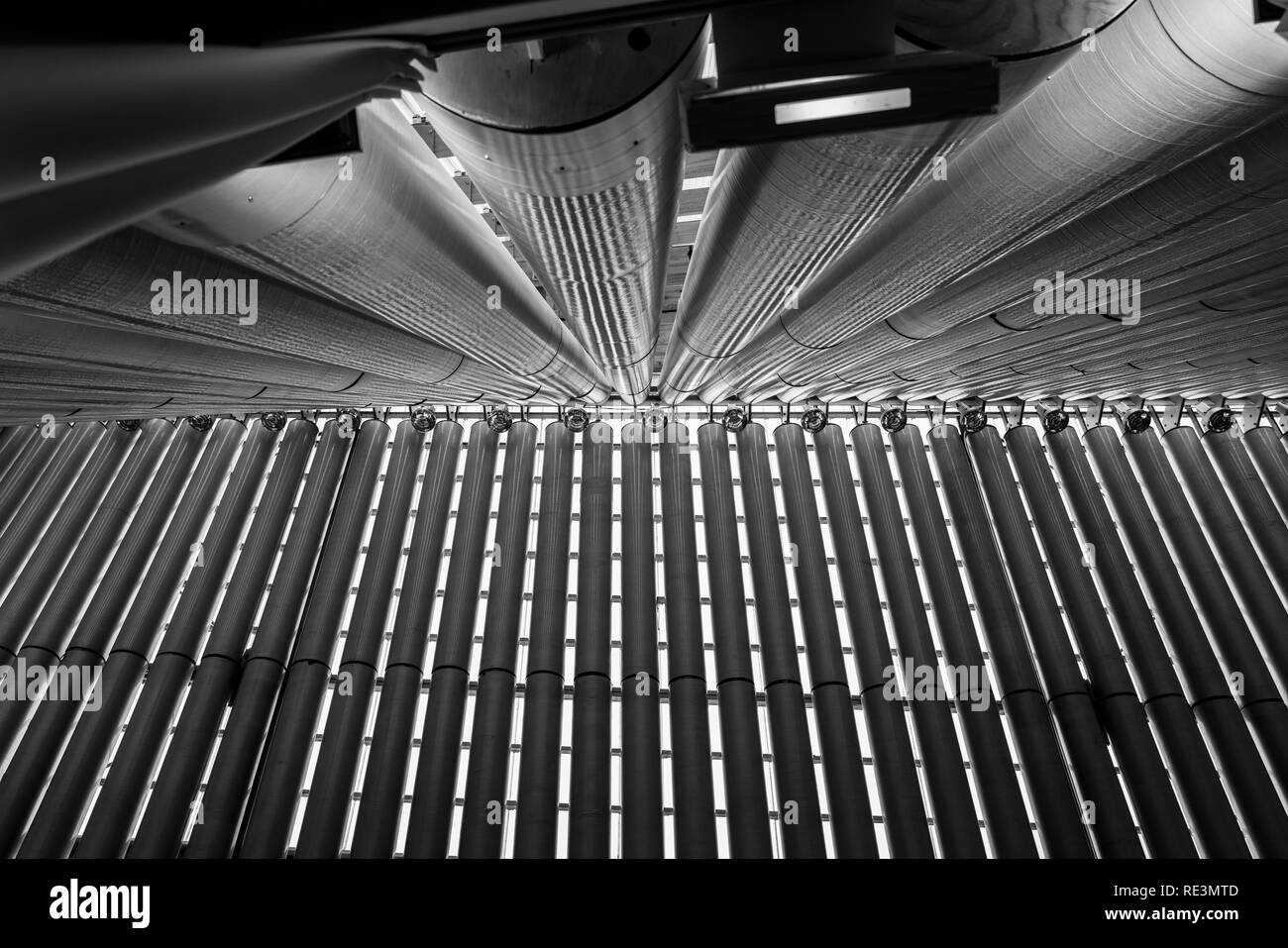 Architettura creativa per edificio temporaneo della chiesa a seguito di terremoti di Christchurch in Nuova Zelanda. Cartone Cattedrale Anglicana Foto Stock