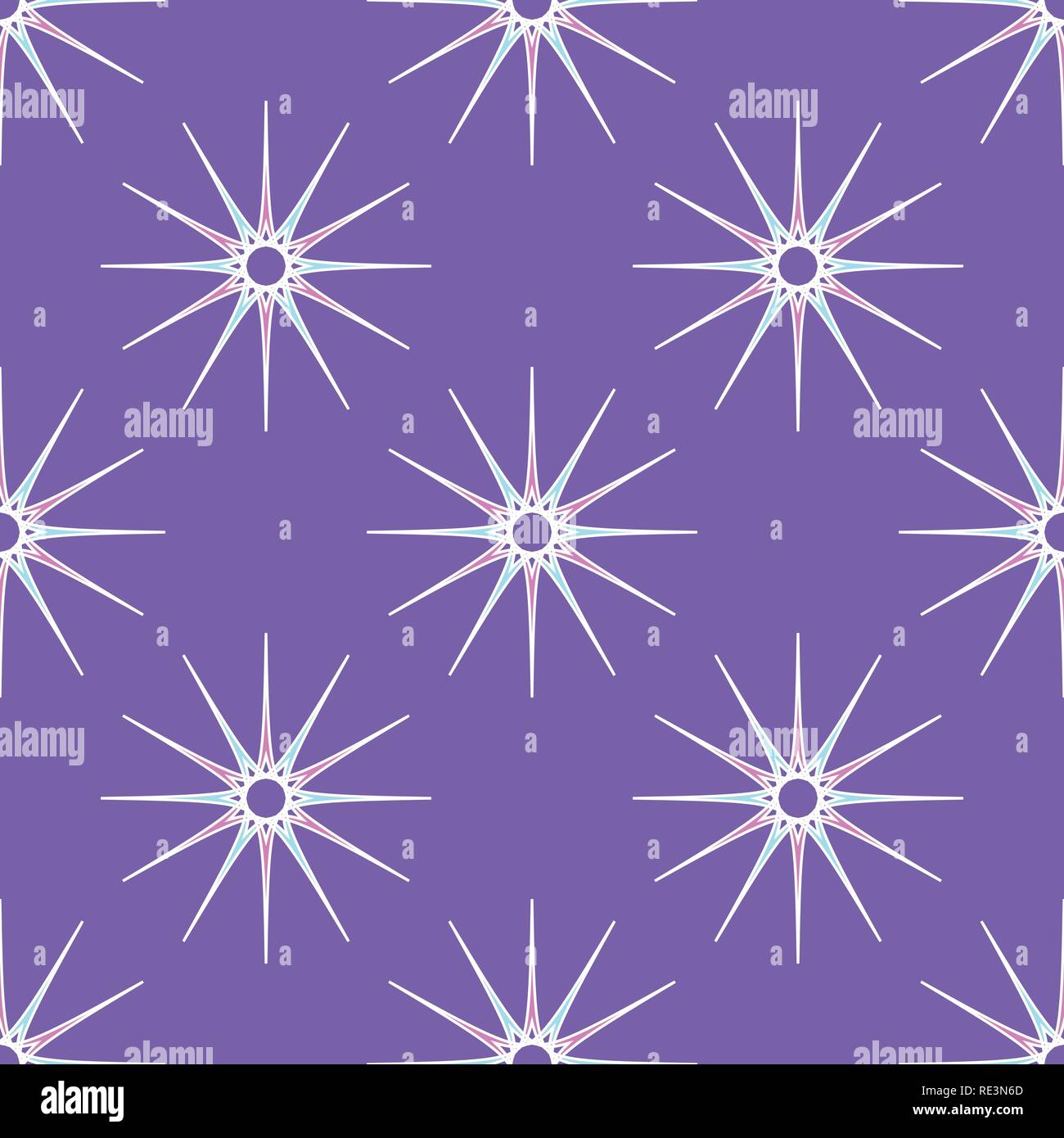 Seamless pattern sul sfondo viola Illustrazione Vettoriale