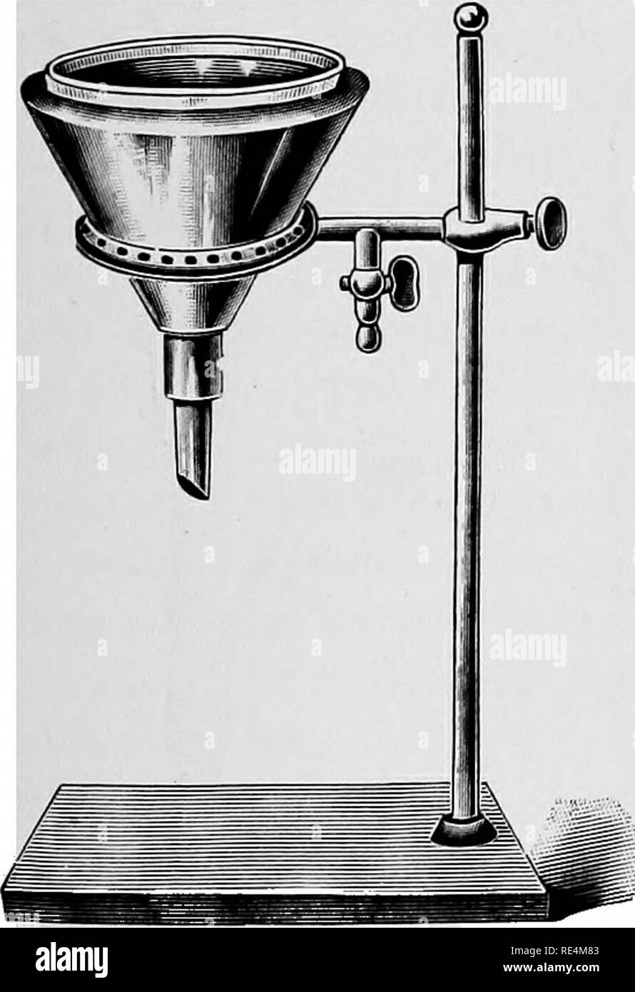 . Pharmaceutical batteriologia. Batteriologia; disinfezione e disinfettanti. Maiale. 25.-Koch sicurezza- dovrebbe essere fiamma soffiata fuori, un sistema automatico di ideare interrompe il flusso di gas.. Si prega di notare che queste immagini vengono estratte dalla pagina sottoposta a scansione di immagini che possono essere state migliorate digitalmente per la leggibilità - Colorazione e aspetto di queste illustrazioni potrebbero non perfettamente assomigliano al lavoro originale. Schneider, Albert, 1863-1928. Philadelphia, P. Blakiston figlio di &AMP; Co. Foto Stock
