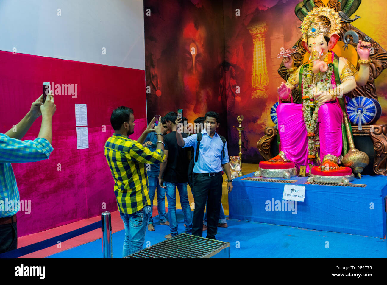 Ganapati Festival, Mumbai Foto Stock