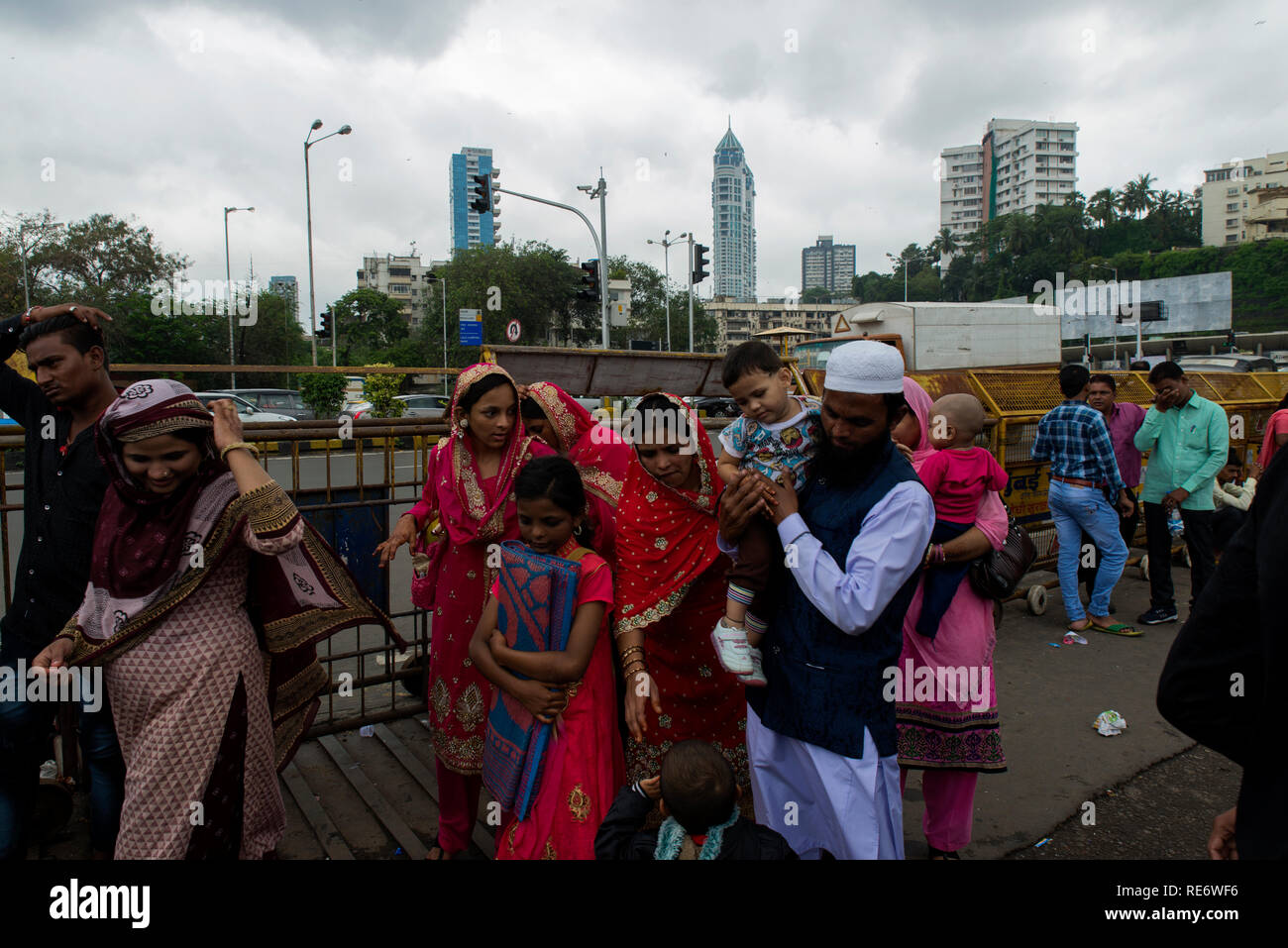 La vita quotidiana in Mumbai Foto Stock