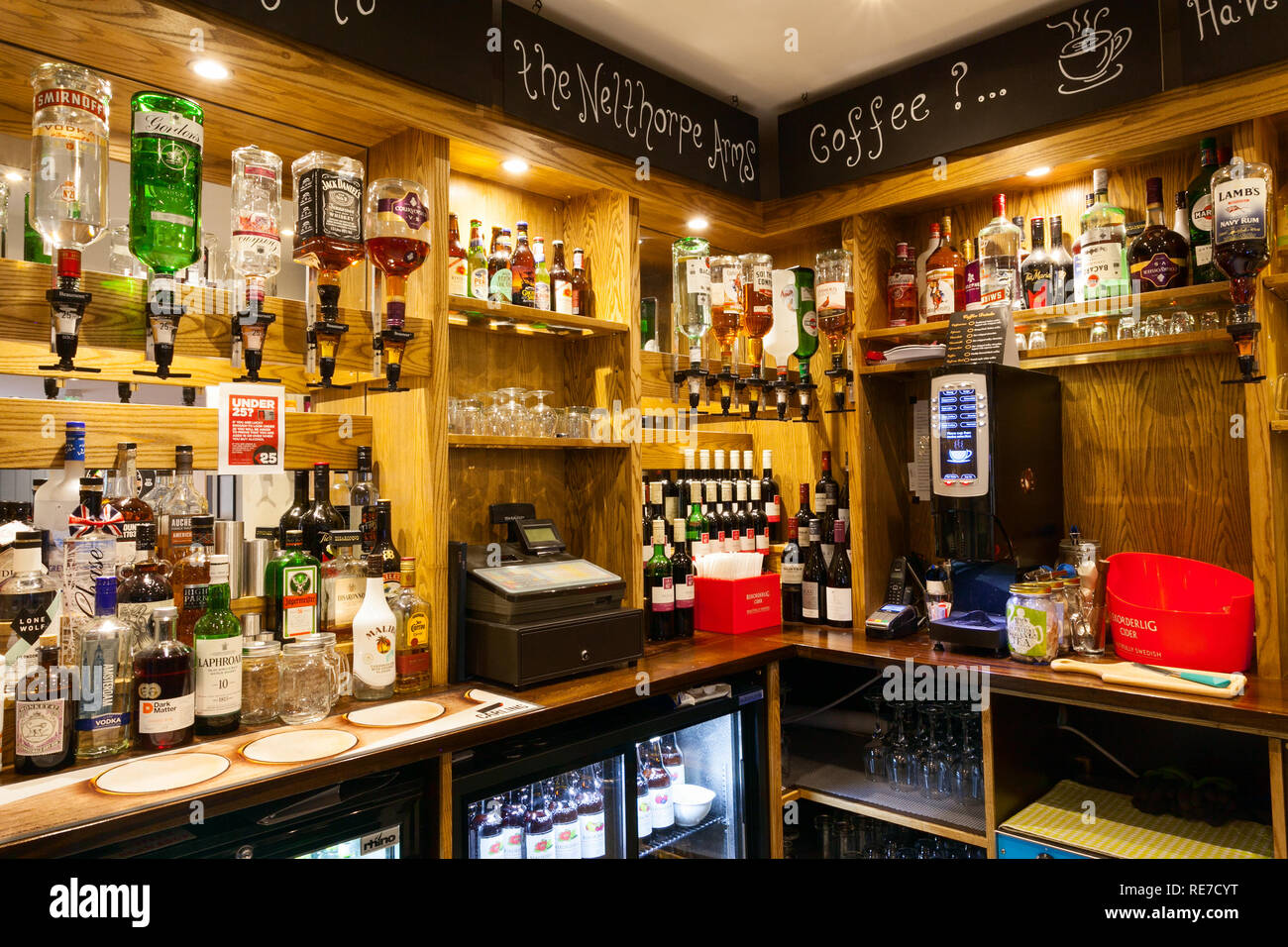 Il Nelthorpe Arms pub in Sud Ferriby, North Lincolnshire, Regno Unito Foto Stock