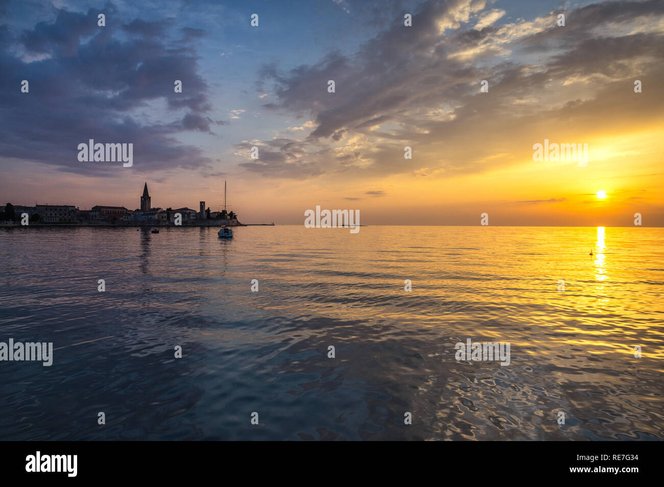 Parenzo, Istria, Croazia Foto Stock