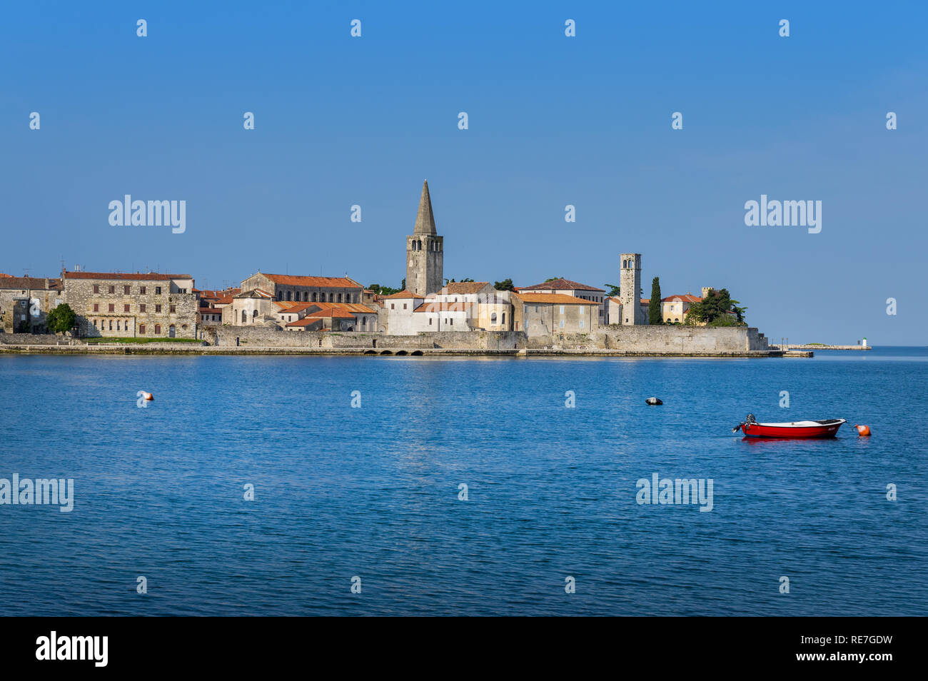 Parenzo, Istria, Croazia Foto Stock