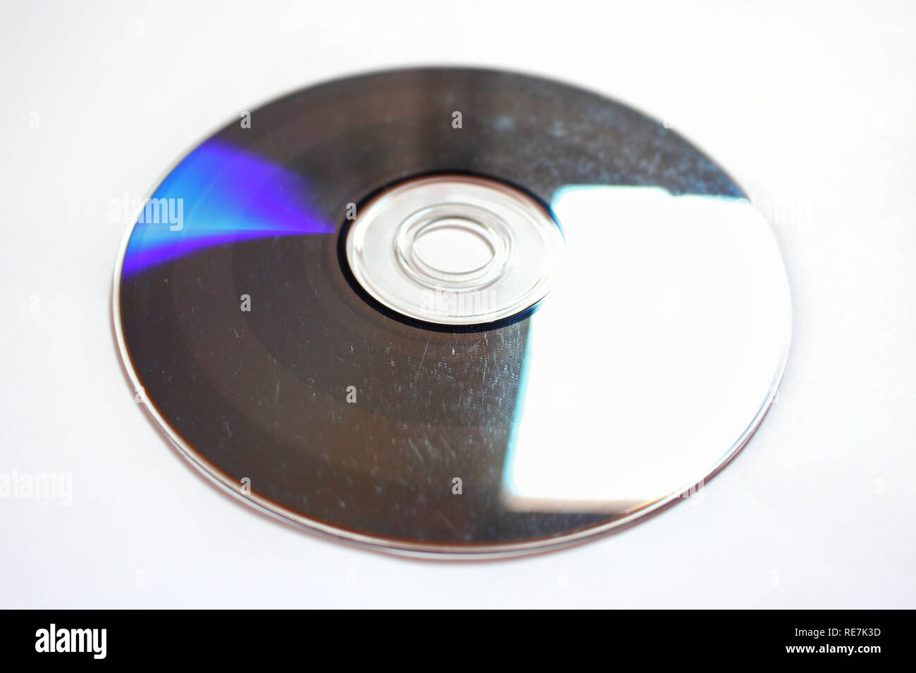 CD, disco DVD, il supporto di memorizzazione Foto Stock