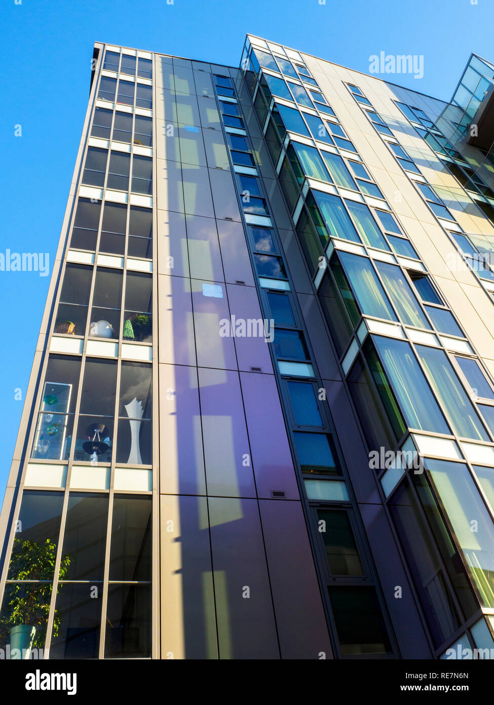 Un edificio Eastfileds in Riverside Quartiere , Wandsworth - il sud ovest di Londra, Inghilterra Foto Stock