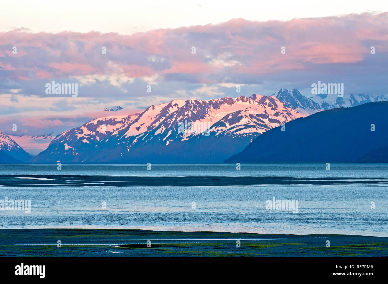Girare nuovamente il braccio, Alaska Foto Stock