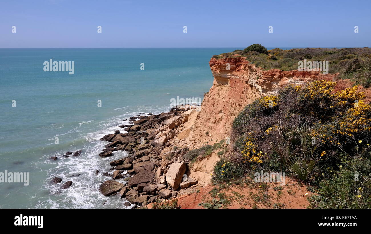Spanien, Andalusien, Küste und Meer Foto Stock