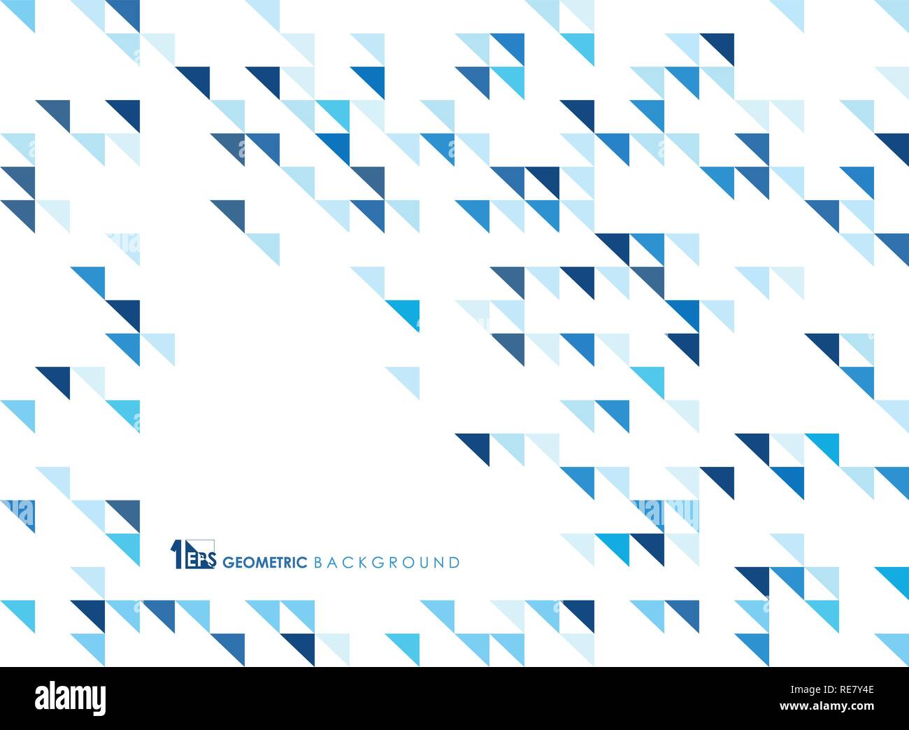Semplice geometrica blu di sfondo modello di tecnologia EPS vettoriali10 Illustrazione Vettoriale