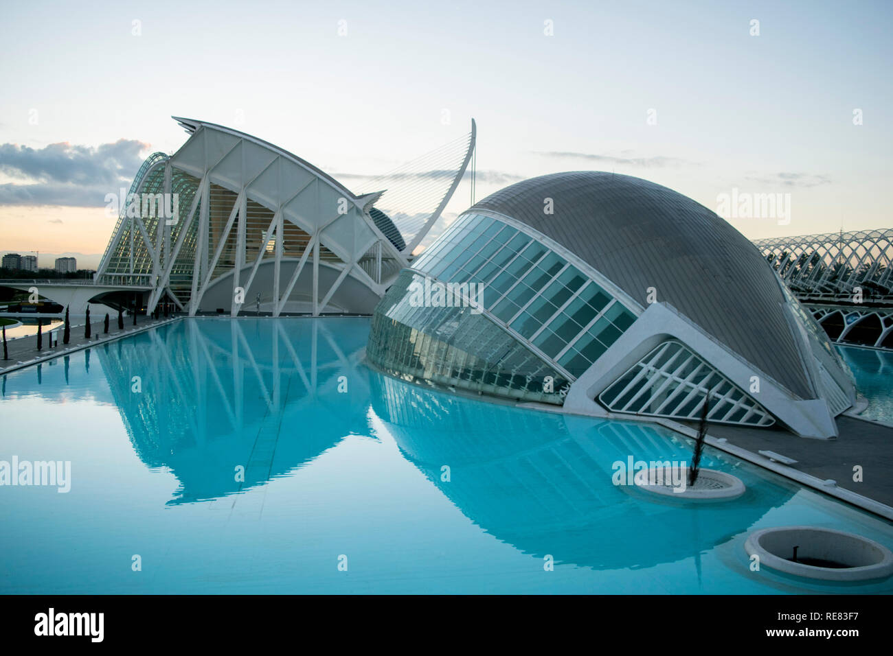 Città delle arti e delle scienze Foto Stock