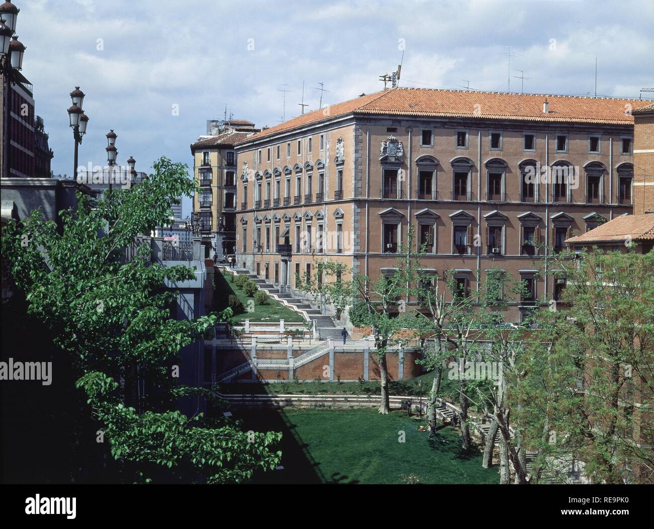 Esterno. Autore: GOMEZ DE MORA JUAN. Posizione: PALACIO DE LOS CONSEJOS. MADRID. Spagna. Foto Stock