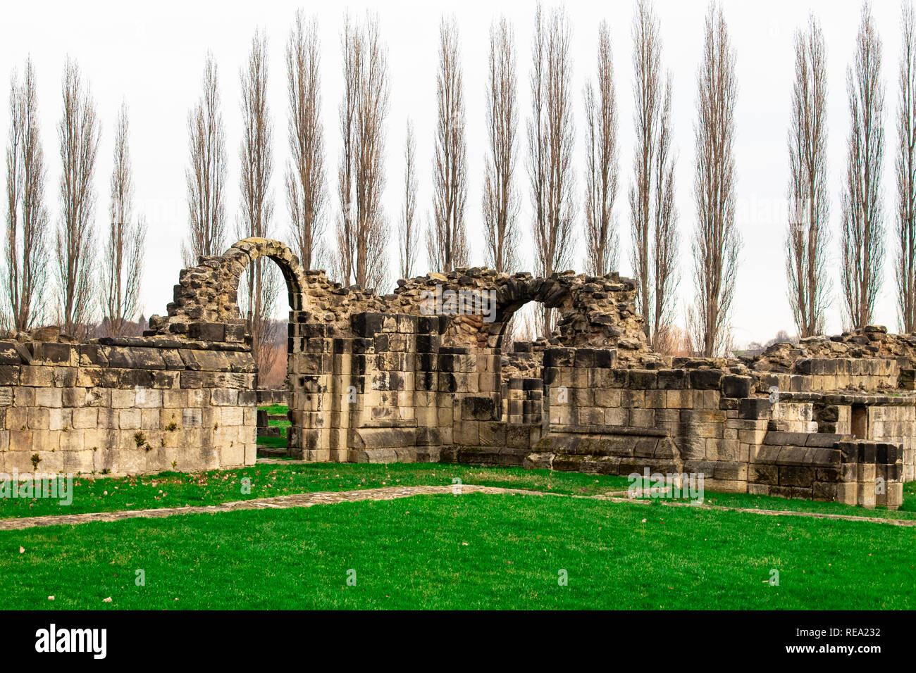 Splendido antico monastero rovina Foto Stock