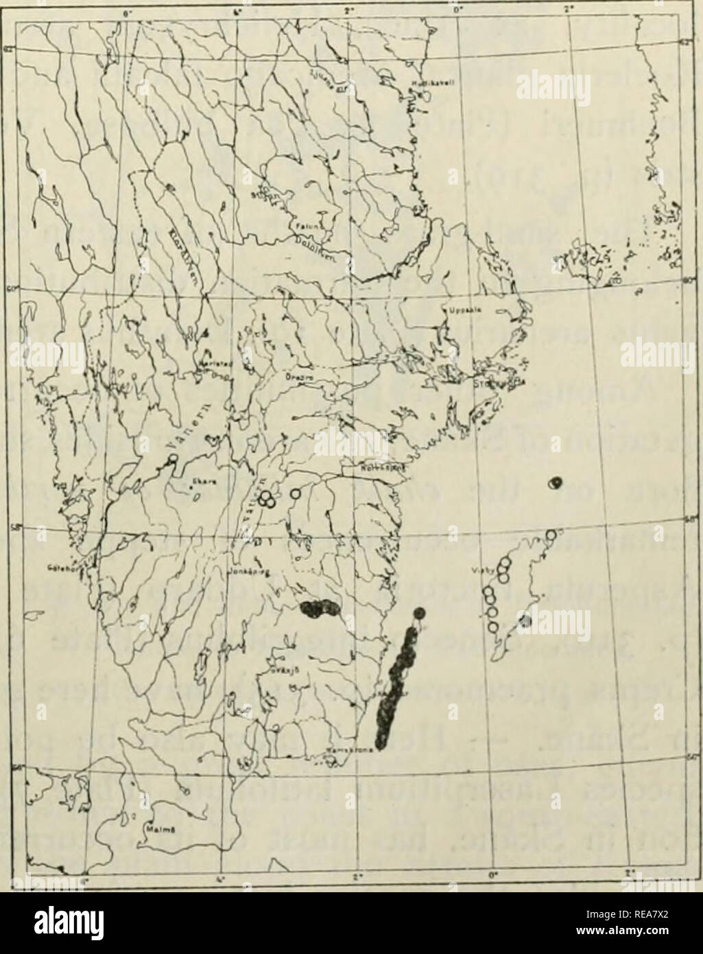 . L'elemento continentale nella flora del sud della Svezia. Piante. La CONTINENTAL ELORA DEL SUD DELLA SVEZIA 299 morena, collinette e creste è stato dato da Sernander (igo8). Le seguenti specie di steppa si trovano lì: Artemisia campestris (piastra 5), asperula tinctoria (piastra 5 e 15), la Centaurea jacea (? La spontanea), Crepis praemorsa (P* 3^5) " Fragaria viridis, Phleum Boehmeri (piastra 5), Polygala comosa (p. 316), Potentilla rupestris (p. 326), Prunella grandiflora (piastra 6), Ranunculus polyanthe- mos (p. 319), Seseli libanotis (p. 334), Stipa pennata (cfr. Appendice I), Trifolium montanum ( Foto Stock