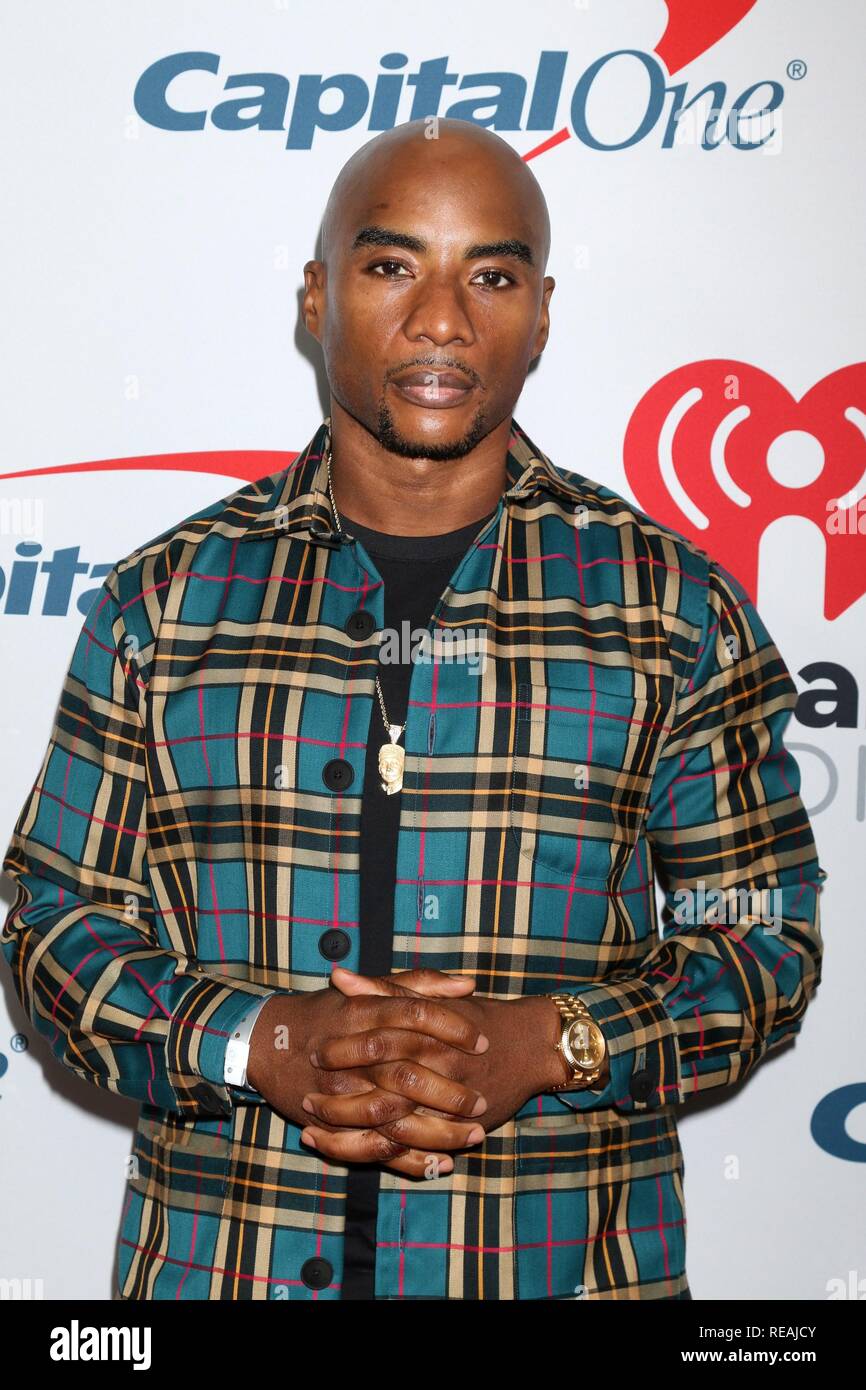 Burbank, CA. 18 gennaio, 2019. Charlamagne il Dio presso gli arrivi per iHeartRadio Podcast Awards presentato da Capital One, iHeartRadio Theatre di Los Angeles, Burbank, CA 18 gennaio 2019. Credito: Priscilla concedere/Everett raccolta/Alamy Live News Foto Stock