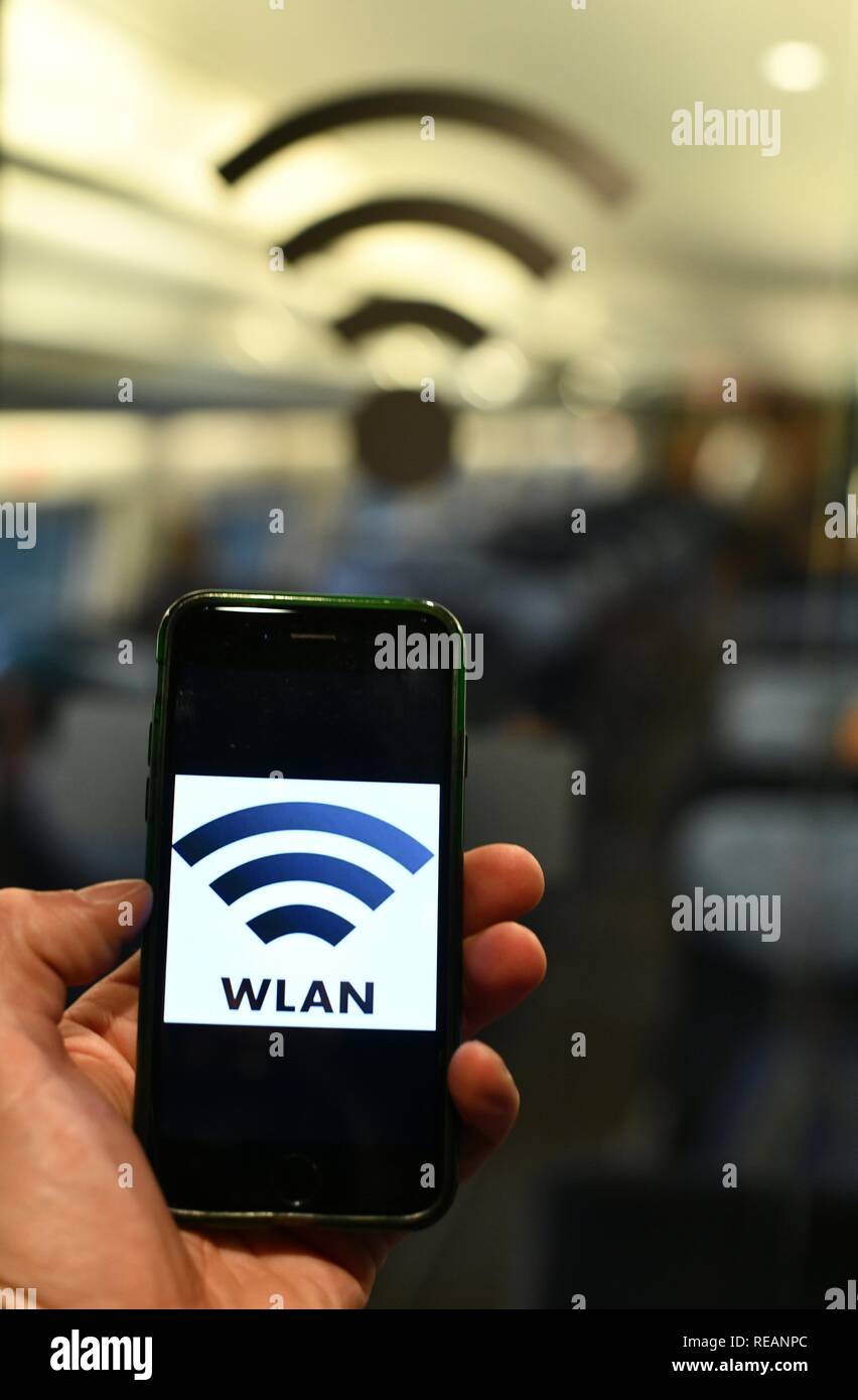 Berlino, Germania. Xvii gen, 2019. Immagine simbolica di Lan Wireless, la Germania, la città di Berlino, 17. Gennaio 2019. Credito: Frank può | in tutto il mondo di utilizzo/dpa/Alamy Live News Foto Stock