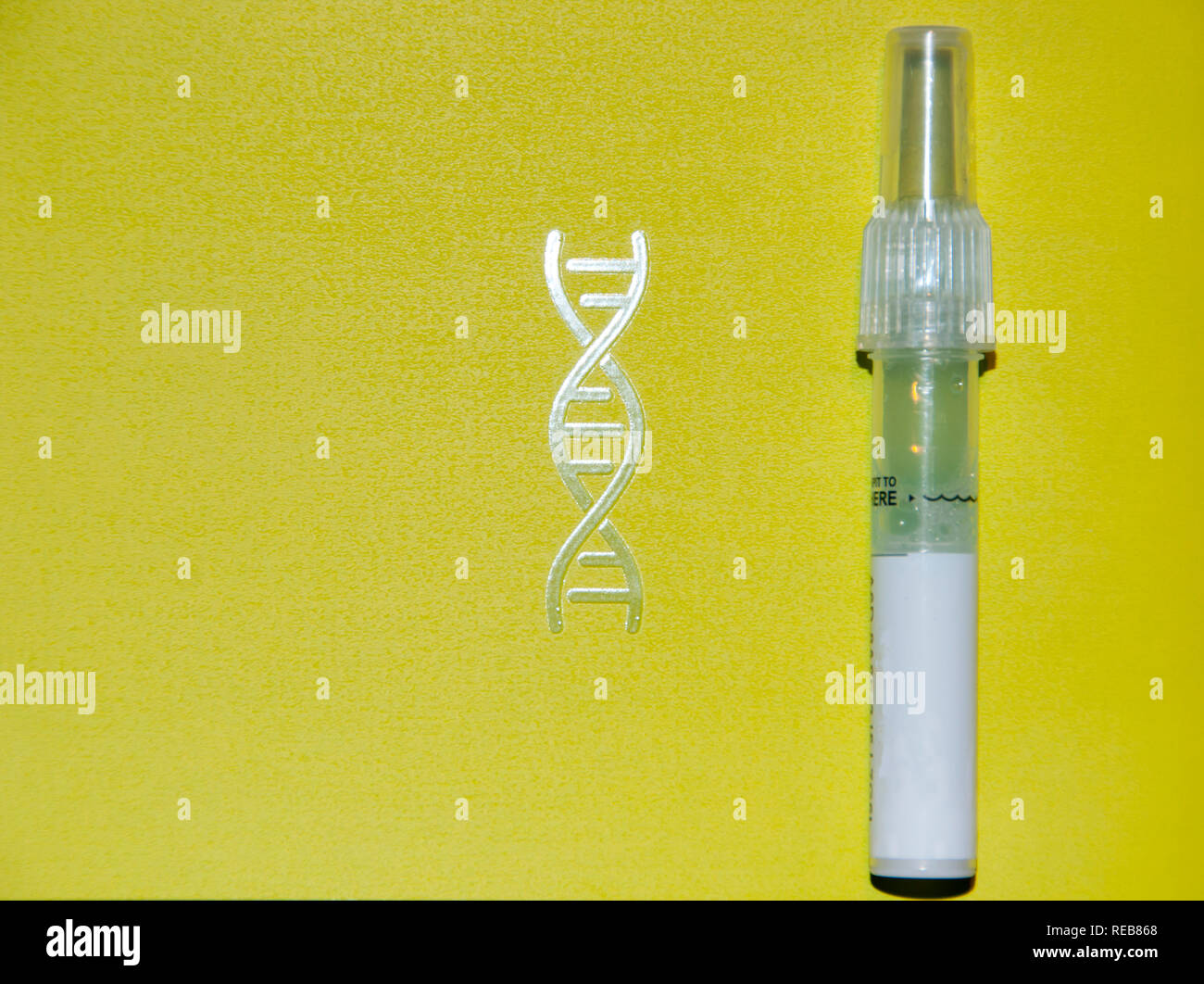 Kit DNA impostato Foto Stock