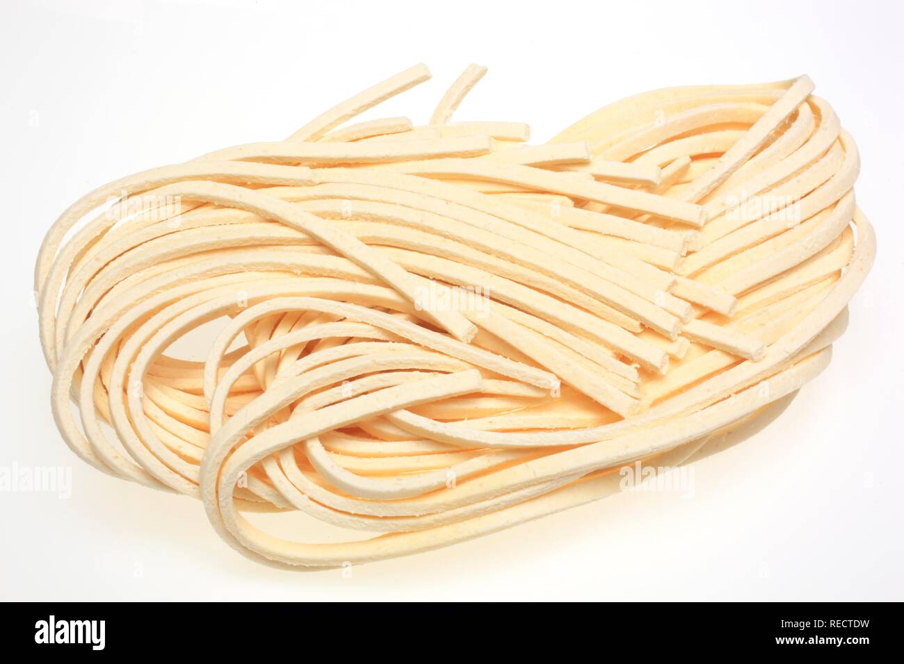 Stringozzi, pasta di semola di grano duro originariamente da Umbria, Italia Foto Stock