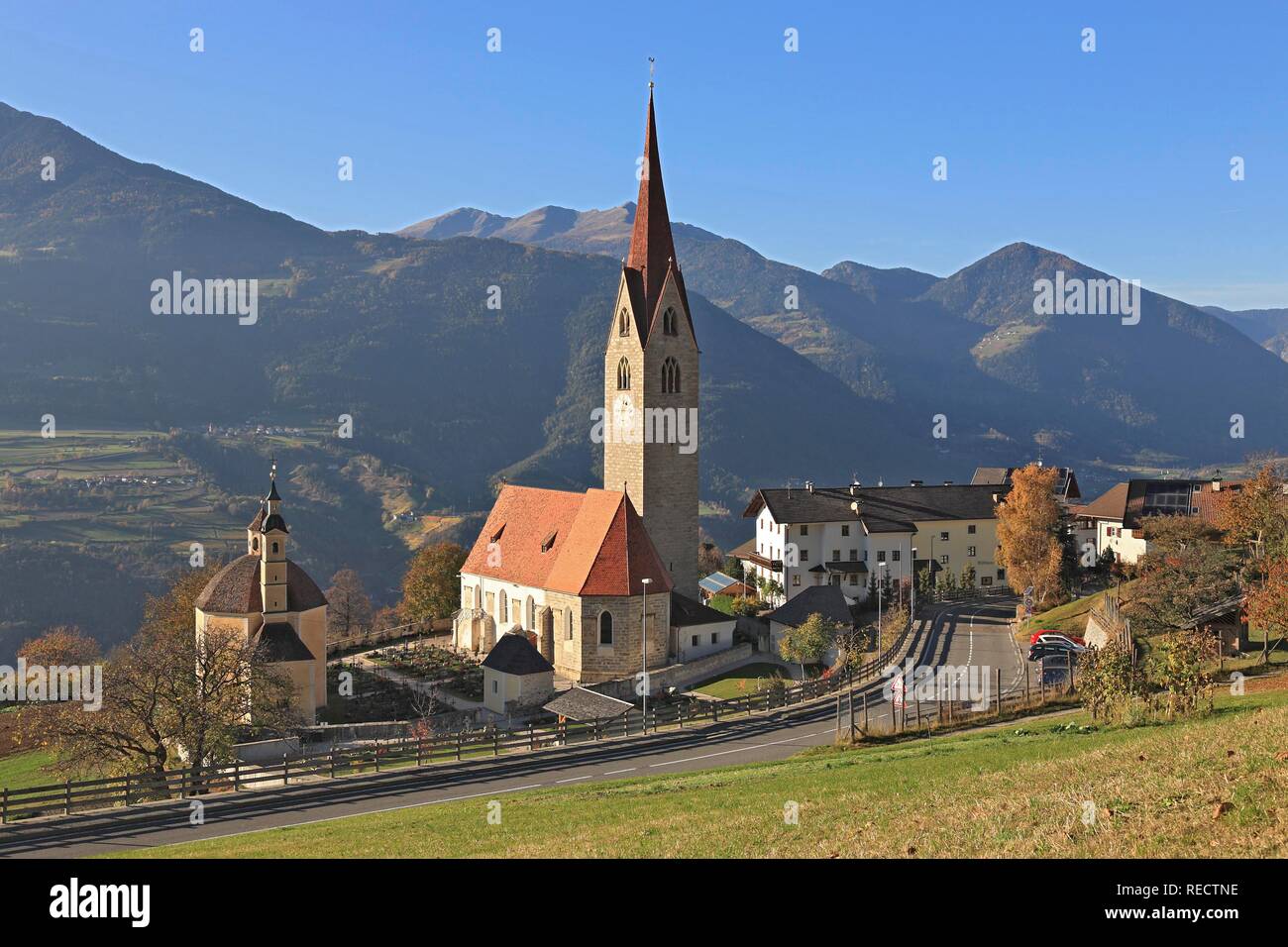 San Andrae vicino a Bressanone, Alto Adige, Italia, Europa Foto Stock