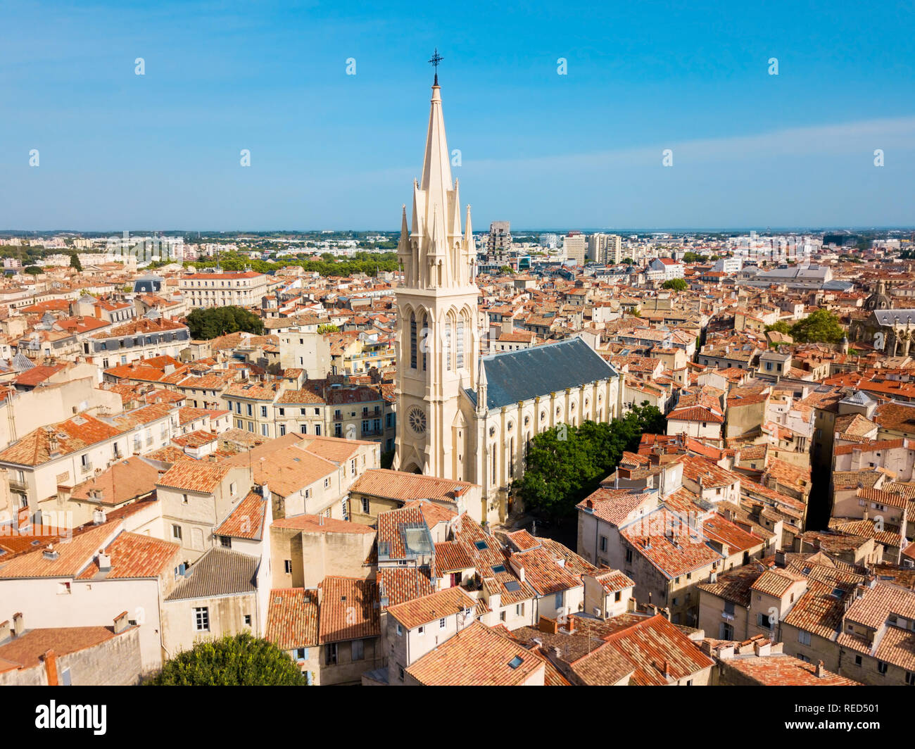 Carre Sainte Anne o di Santa Anna chiesa situata nella città di Montpellier in Francia Foto Stock