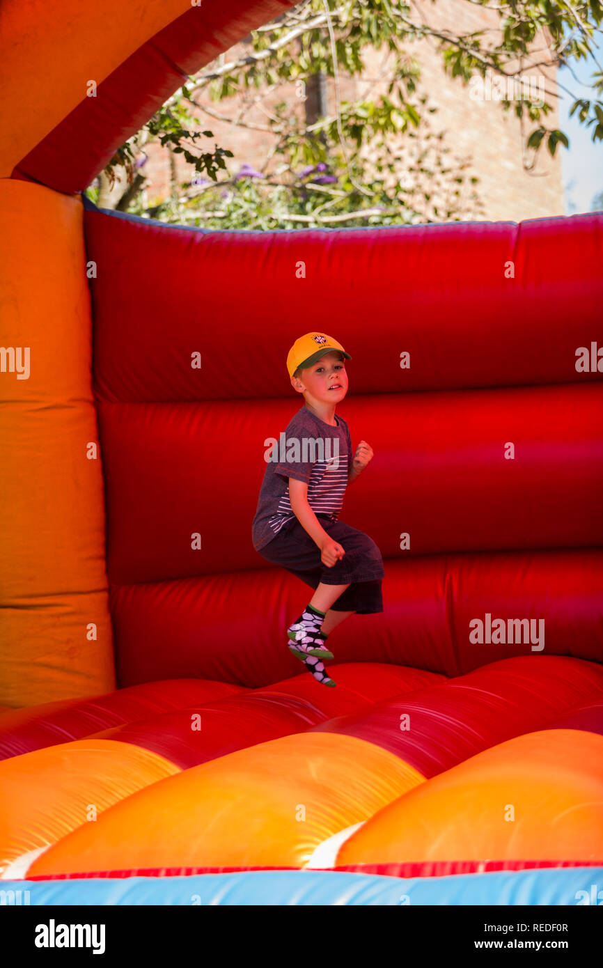 Divertirsi nel parco Foto Stock