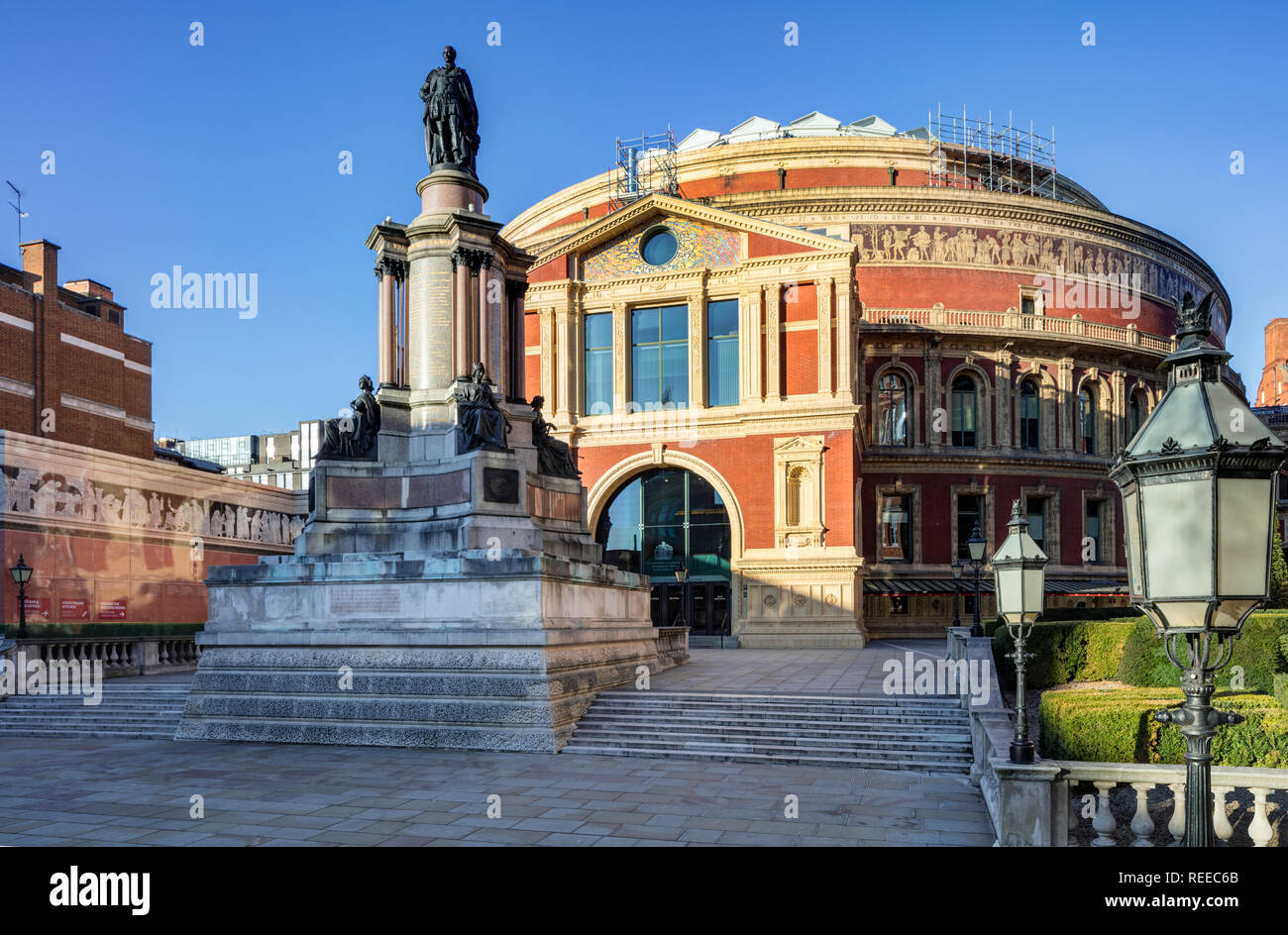 Royal Albert Hall esterno Foto Stock