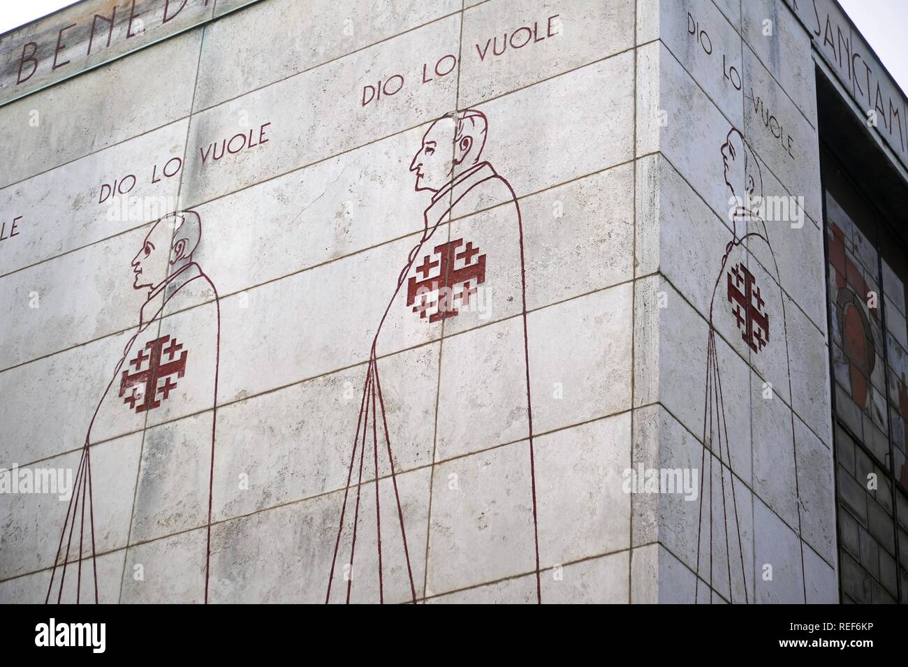 Milano (Italia), il Cimitero Monumentale (cimitero monumentale), cappella Cavalieri del Santo Sepolcro Foto Stock