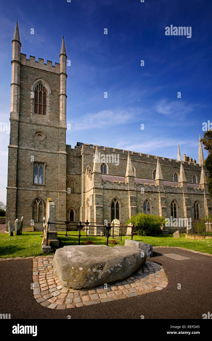 Downpatrick Cathedral, Co. Down, Irlanda del Nord Foto Stock