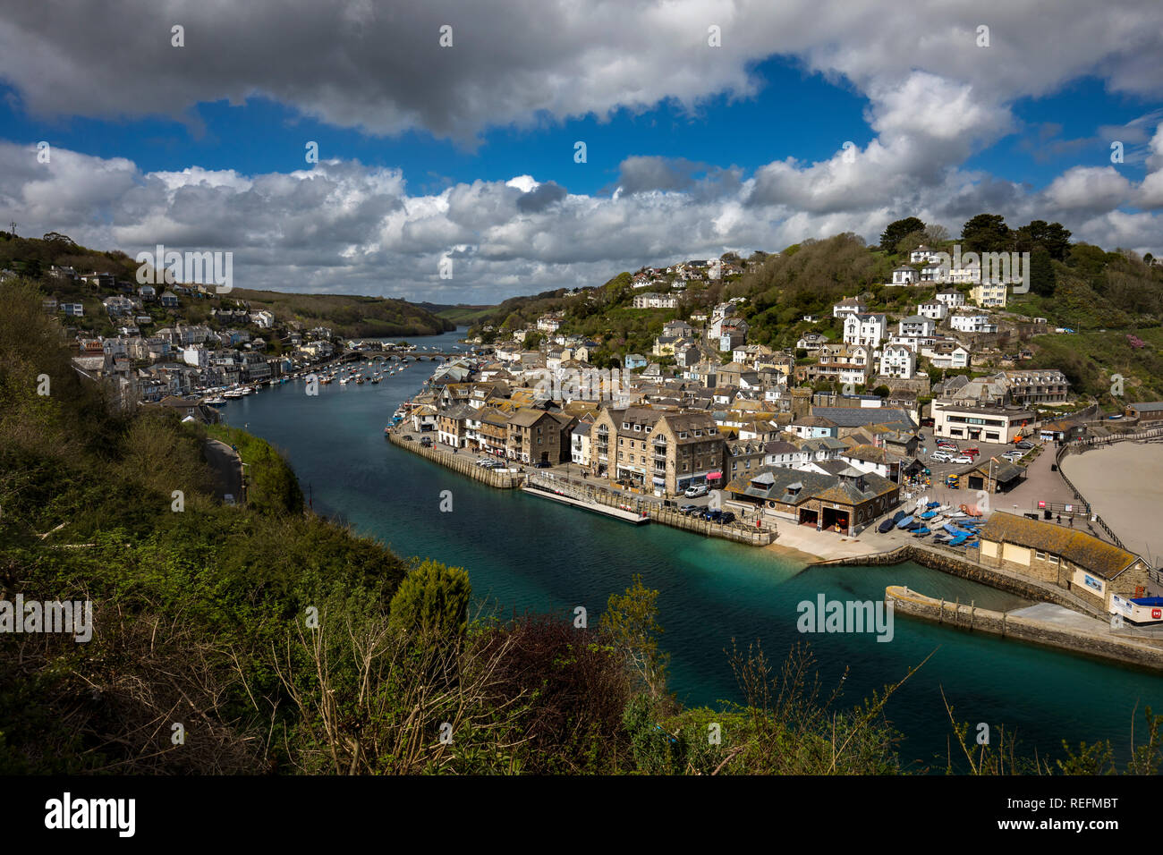 Looe; Cornovaglia; Regno Unito Foto Stock