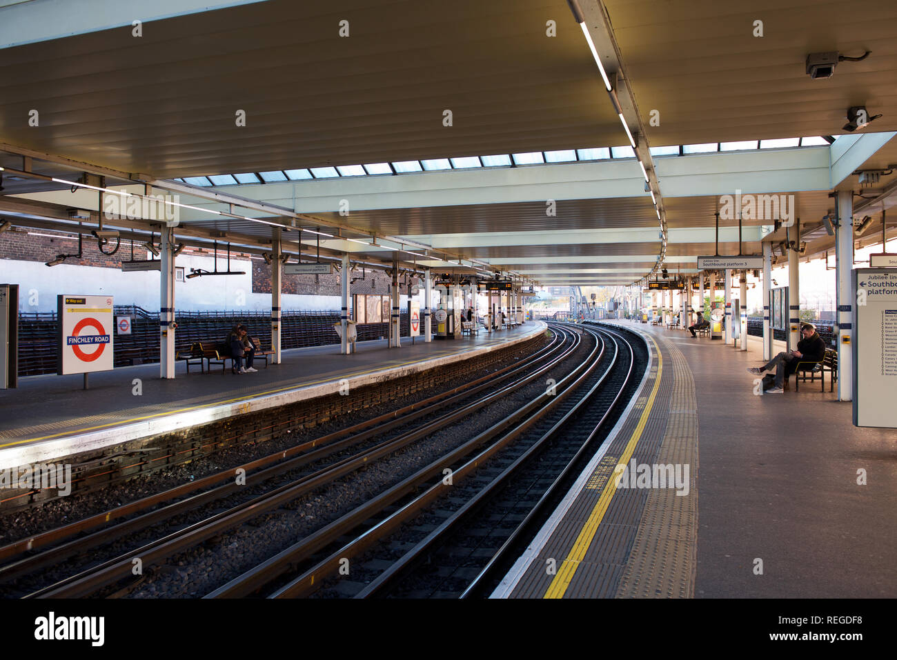 Finchley Road station sulla metropolitana di Londra Foto Stock