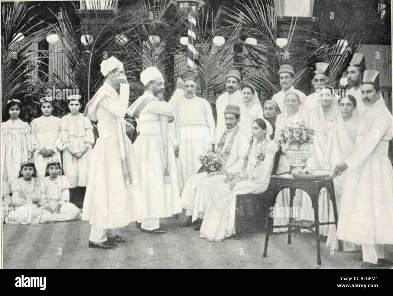 Un parsi di nozze, 1905 Foto Stock