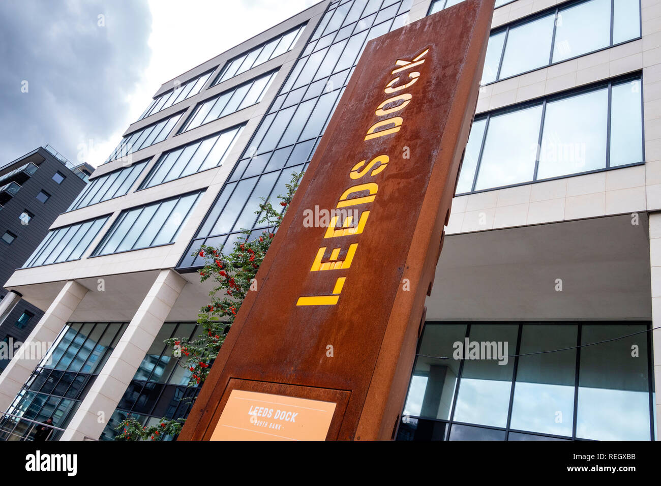 Dock di Leeds Leeds West Yorkshire Inghilterra Foto Stock