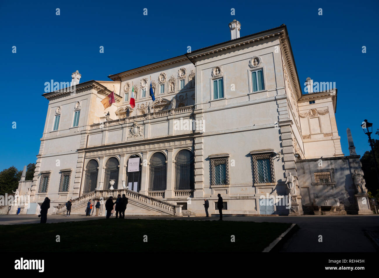 Europa Italia Roma Galleria Galleria Borghese nei giardini di Villa Borghese - galleria d'arte Foto Stock