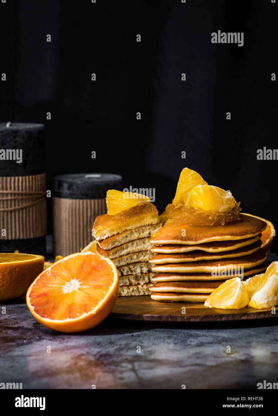 Deliziose frittelle fatte in casa Foto Stock