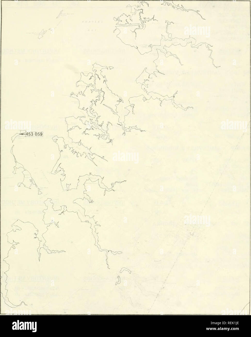 . Waterbird costiera colonie, Maine a Virginia, 1977 : un atlante che mostra le posizioni delle colonie e la composizione delle specie. Uccelli di mare -- Atlantic membri; uccelli -- Atlantic membri. R 453 059 PARKSLEY. 641. Si prega di notare che queste immagini vengono estratte dalla pagina sottoposta a scansione di immagini che possono essere state migliorate digitalmente per la leggibilità - Colorazione e aspetto di queste illustrazioni potrebbero non perfettamente assomigliano al lavoro originale. Erwin, R. Michael; ecosistemi costieri Progetto; Biological Services Programma (brevetto statunitense n. S. ); Korschgen, Carl E. Washington, D. C. : il servizio Foto Stock