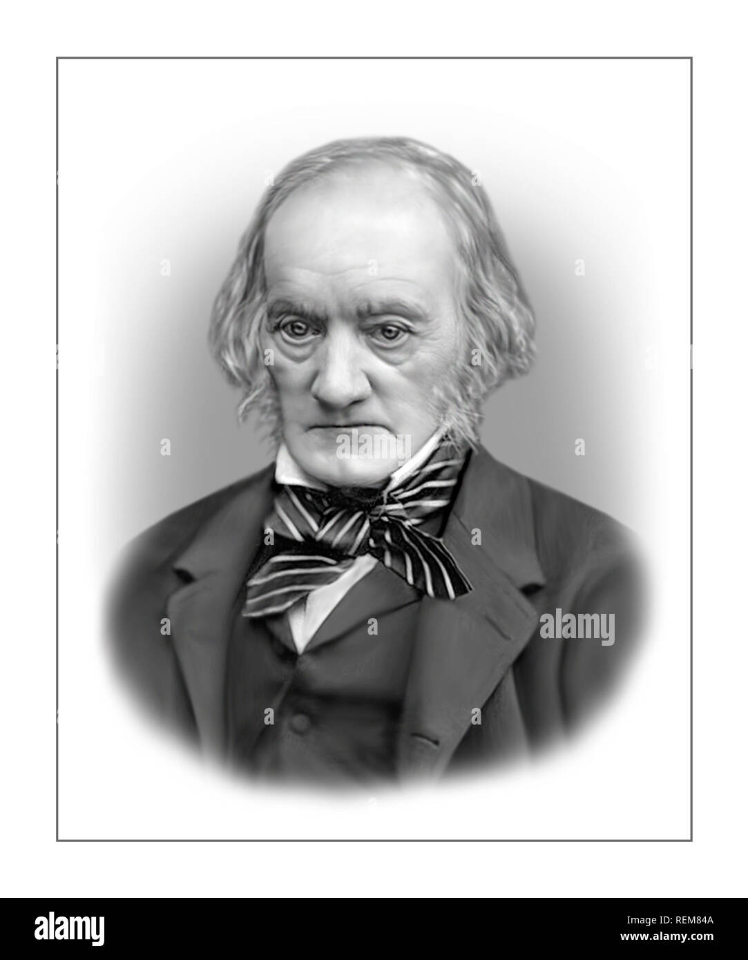 Richard Owen 1804-1892 biologo inglese paleontologo Foto Stock