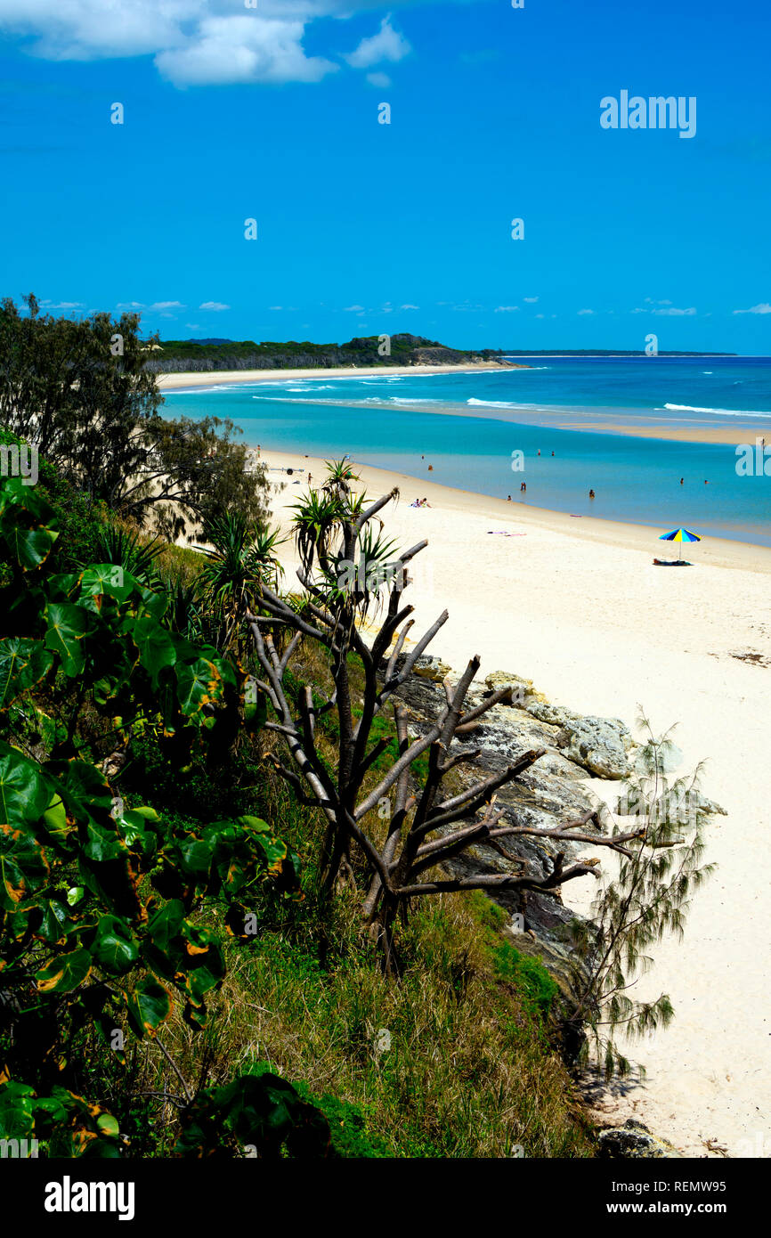 Cilindro Beach, North Stradbroke Island, Queensland, Australia Foto Stock