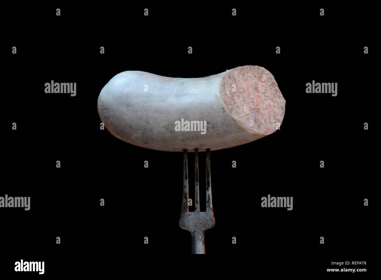 salsiccia di fegato Foto Stock