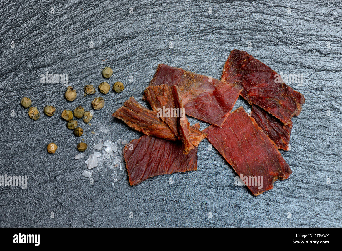 Carne secca Foto Stock