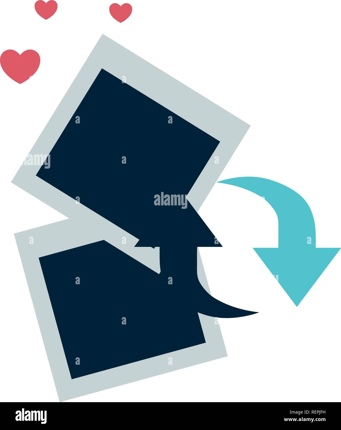 La fotografia con oggetti icona isolato Illustrazione Vettoriale