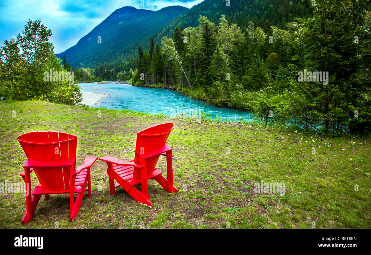 Skunk cavolo Boardwalk Trail della Columbia britannica in Canada Foto Stock