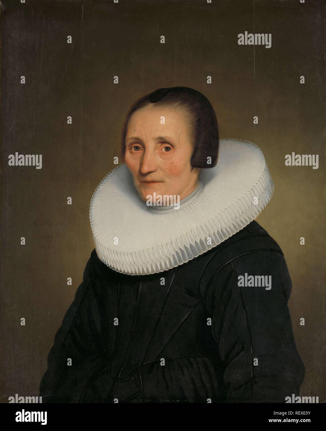 Ritratto di Margaretha de Geer (1585-1672). Dating: 1651. Misurazioni: Supporto: h 73,9 cm × W 59,5 cm; d 6 cm. Museo: Rijksmuseum Amsterdam. Autore: Jacob Gerritsz Cuyp. Foto Stock