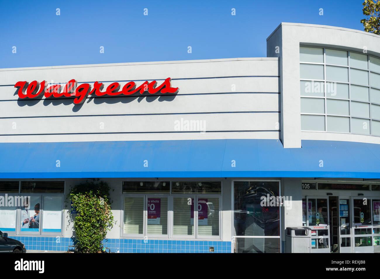 Ottobre 26, 2017 Sunnyvale/California - Walgreens pharmacy filiale locale Foto Stock